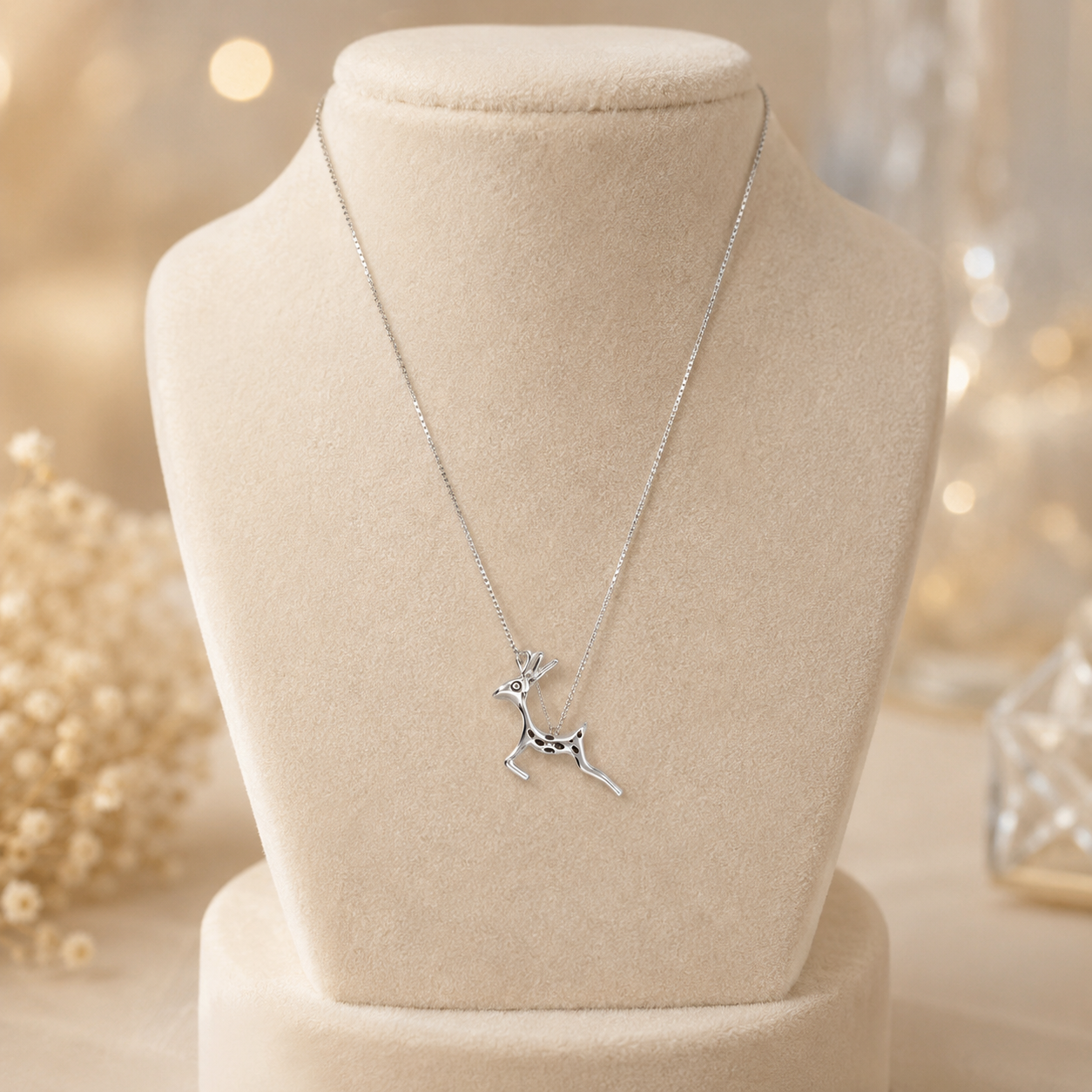Fawn Silver Pendant