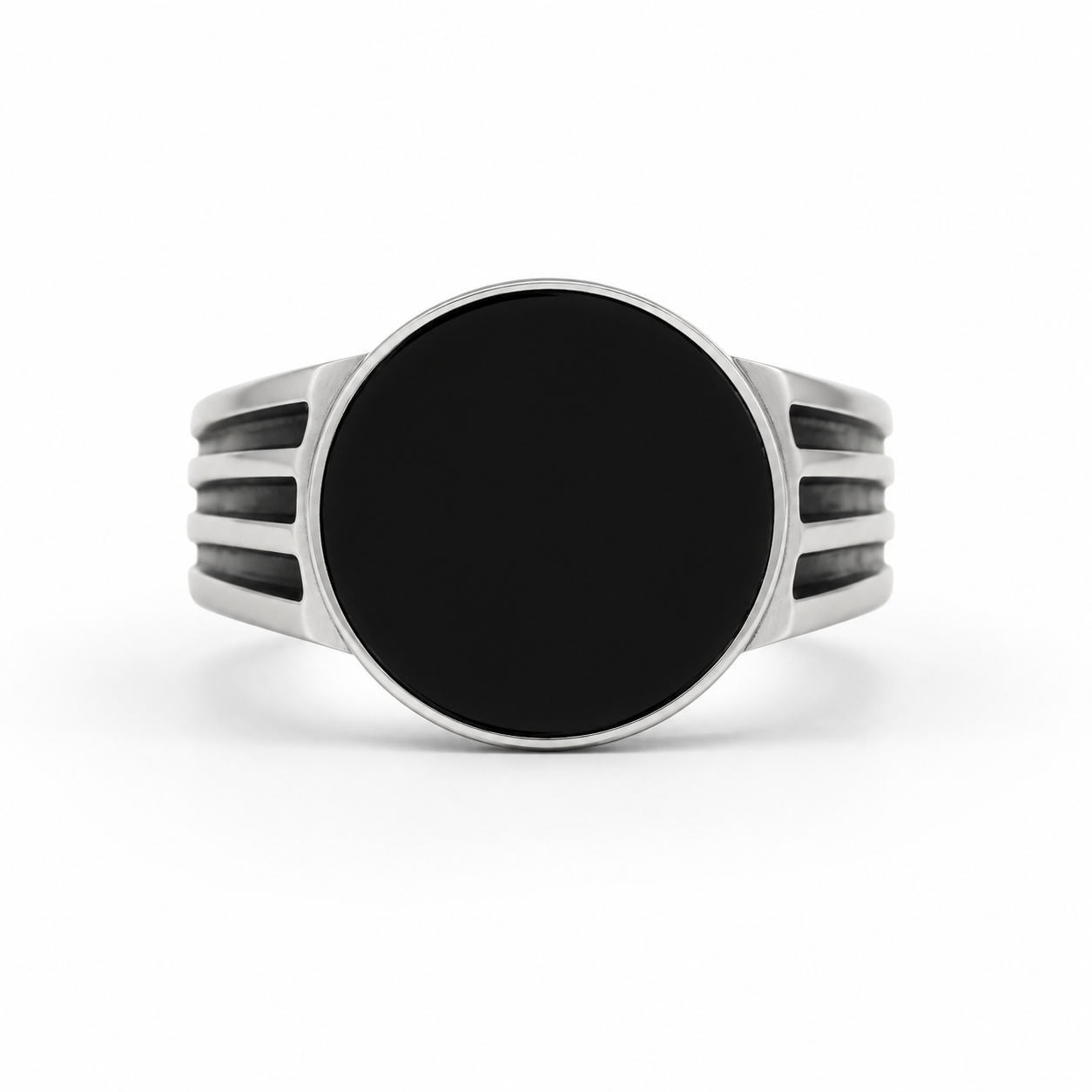 Black Stone Ring