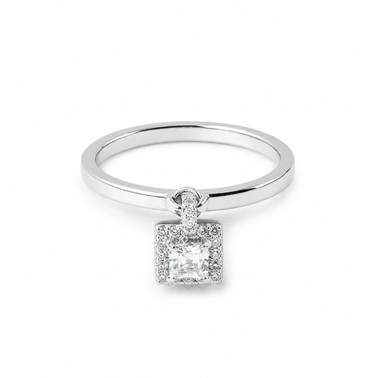 Charm Square Ring