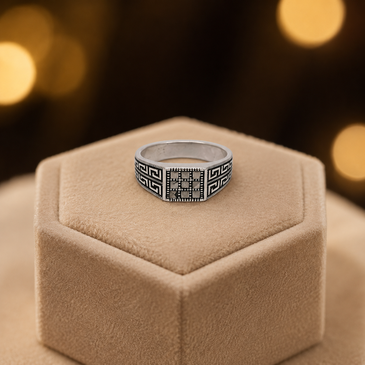 Oxidized Silver Ring