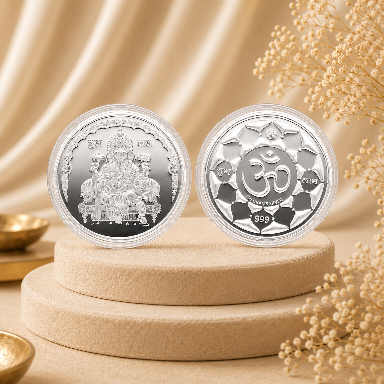 Aaradhya Ganesh Om Coin