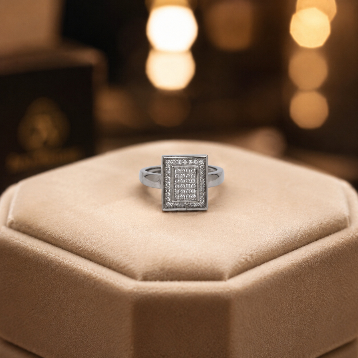 Rectangular Crest Ring