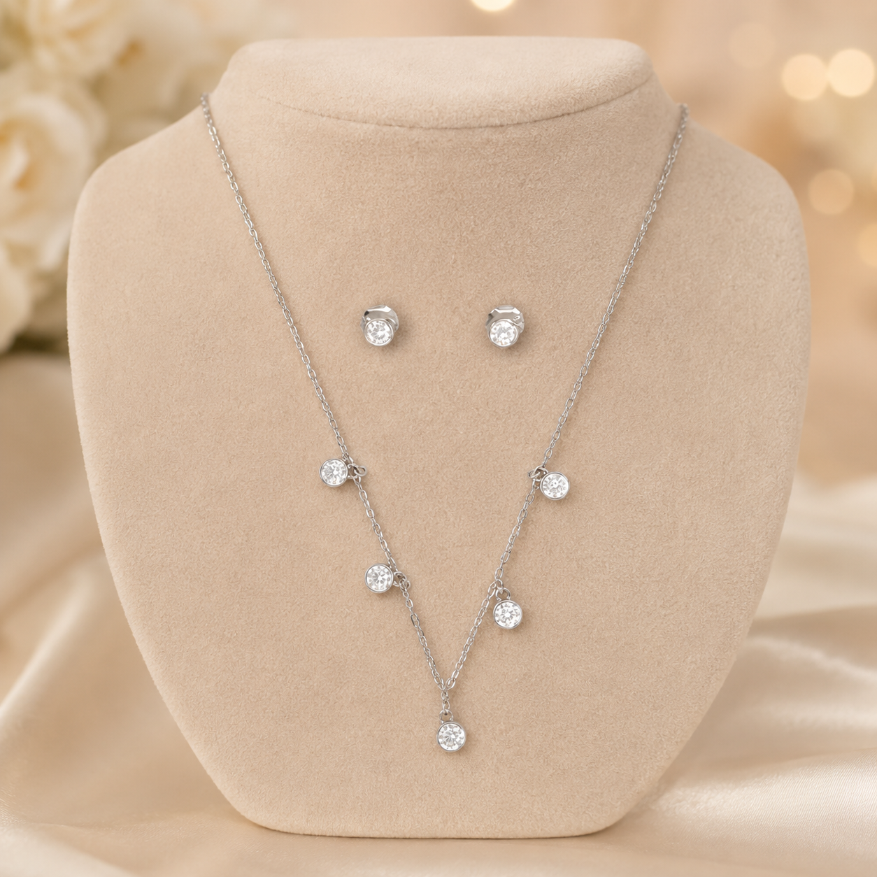 Delicate Dazzle Pendant Set