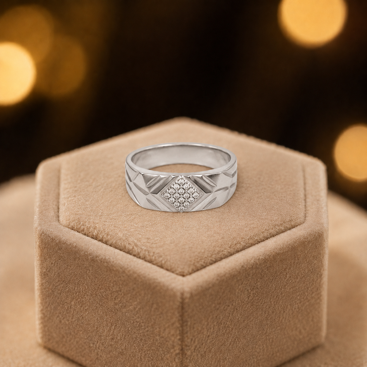 Slim Diamond Ring
