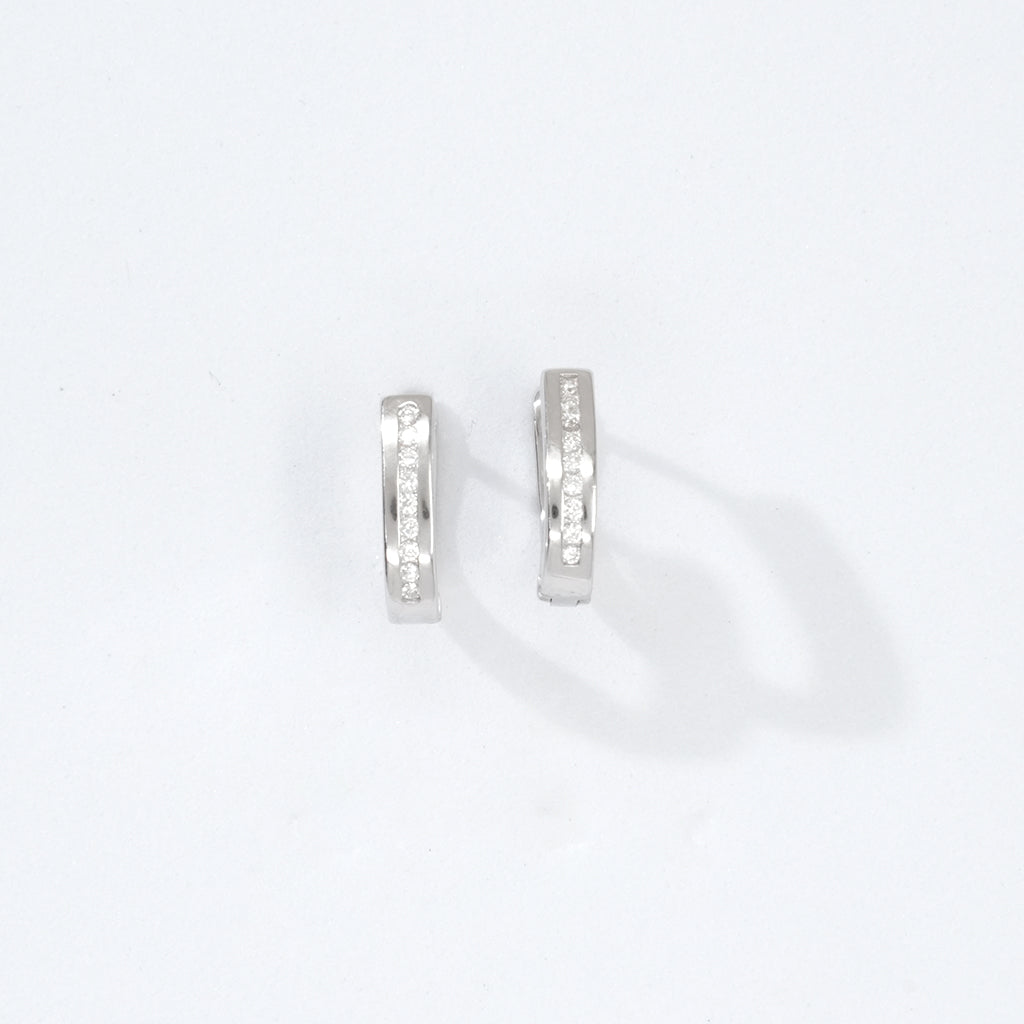 U - Shaped Silver Earrings