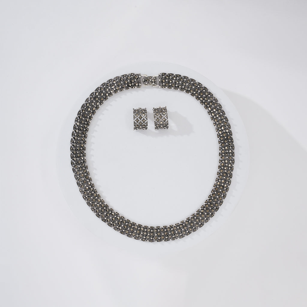 Oxidised Silver Necklace