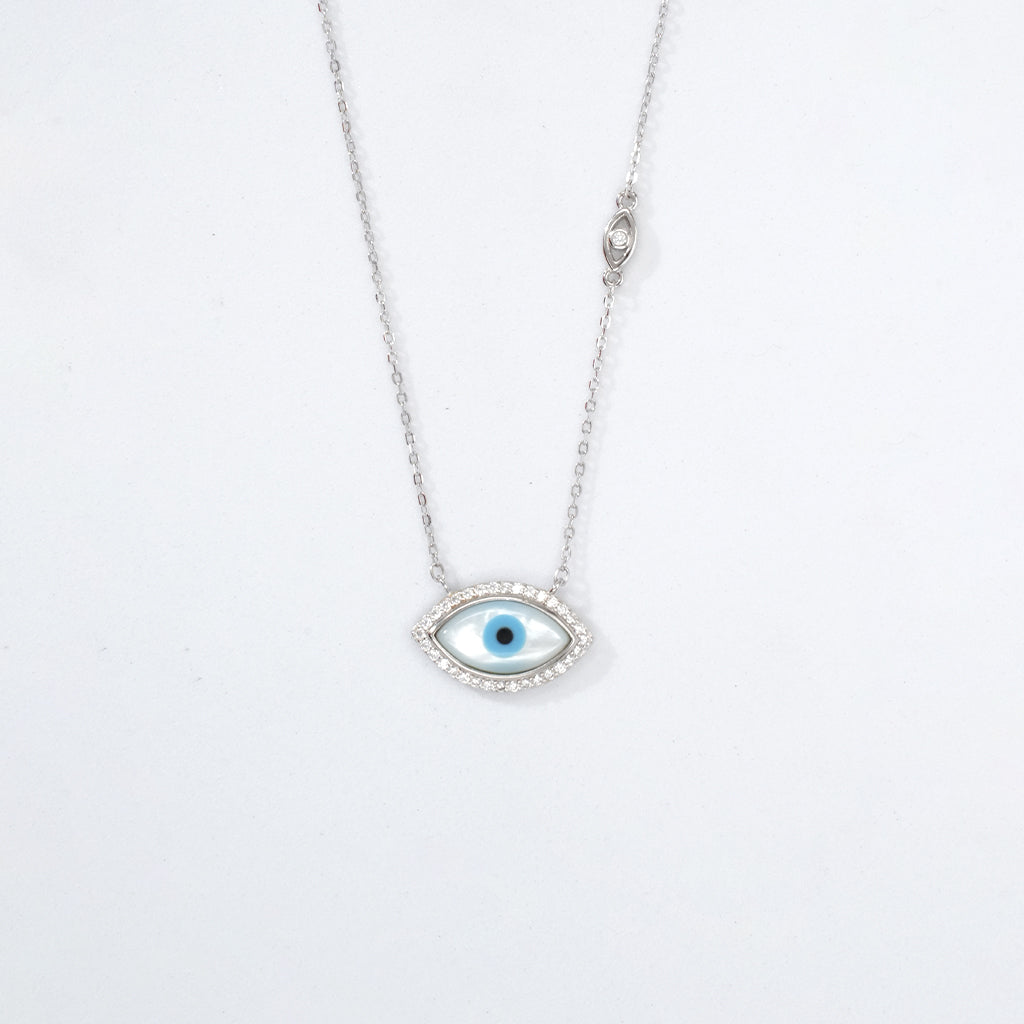 Evil Eye Silver Pendant