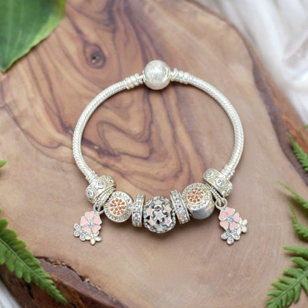 Pink Blossom Radiance Pandora Bracelet