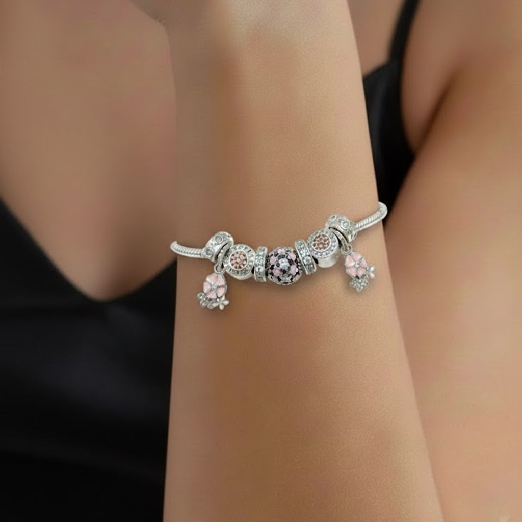 Pink Blossom Radiance Pandora Bracelet