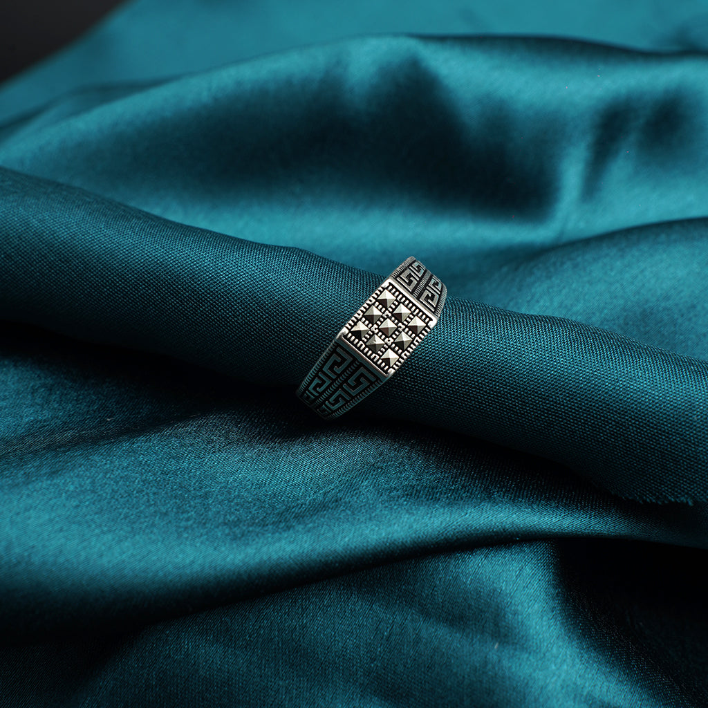 Oxidized Silver Ring