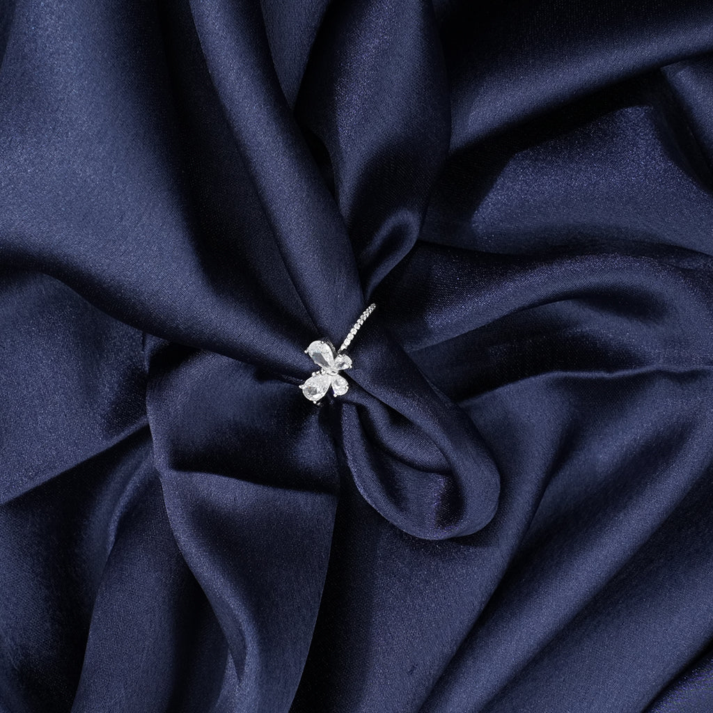 Stunning Butterfly Designed Silver Ring