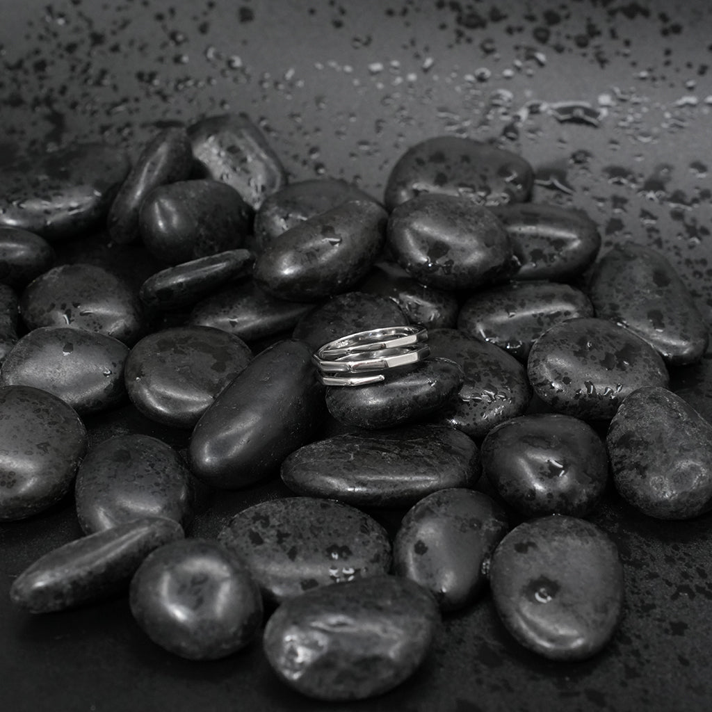 Spiral Shaped Silver Ring