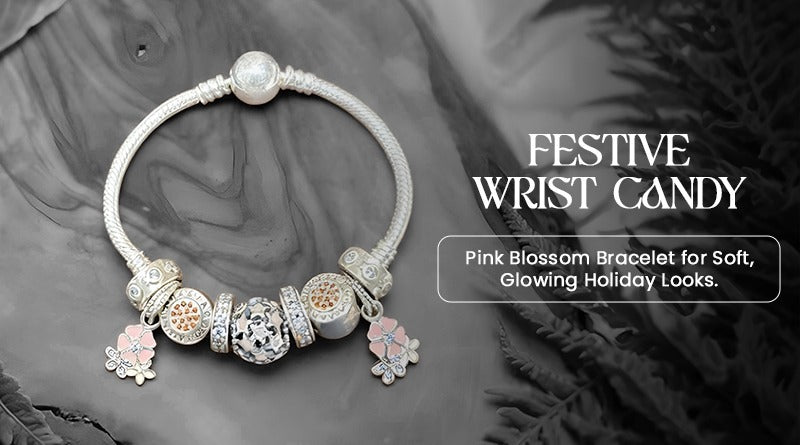 𝐅𝐞𝐬𝐭𝐢𝐯𝐞 𝐖𝐫𝐢𝐬𝐭 𝐂𝐚𝐧𝐝𝐲: 𝐏𝐢𝐧𝐤 𝐁𝐥𝐨𝐬𝐬𝐨𝐦 𝐁𝐫𝐚𝐜𝐞𝐥𝐞𝐭 𝐟𝐨𝐫 𝐒𝐨𝐟𝐭, 𝐆𝐥𝐨𝐰𝐢𝐧𝐠 𝐇𝐨𝐥𝐢𝐝𝐚𝐲 𝐋𝐨𝐨𝐤𝐬