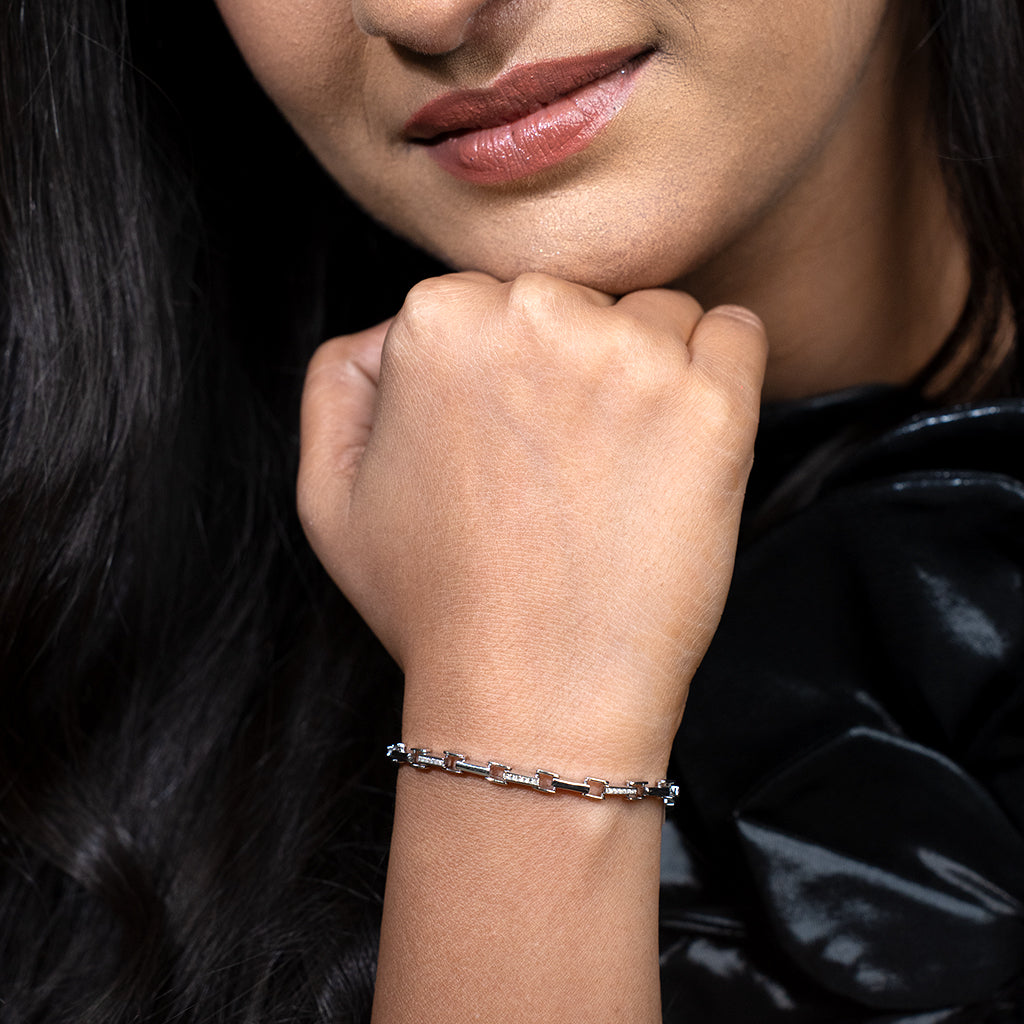 Box Silver Bracelet