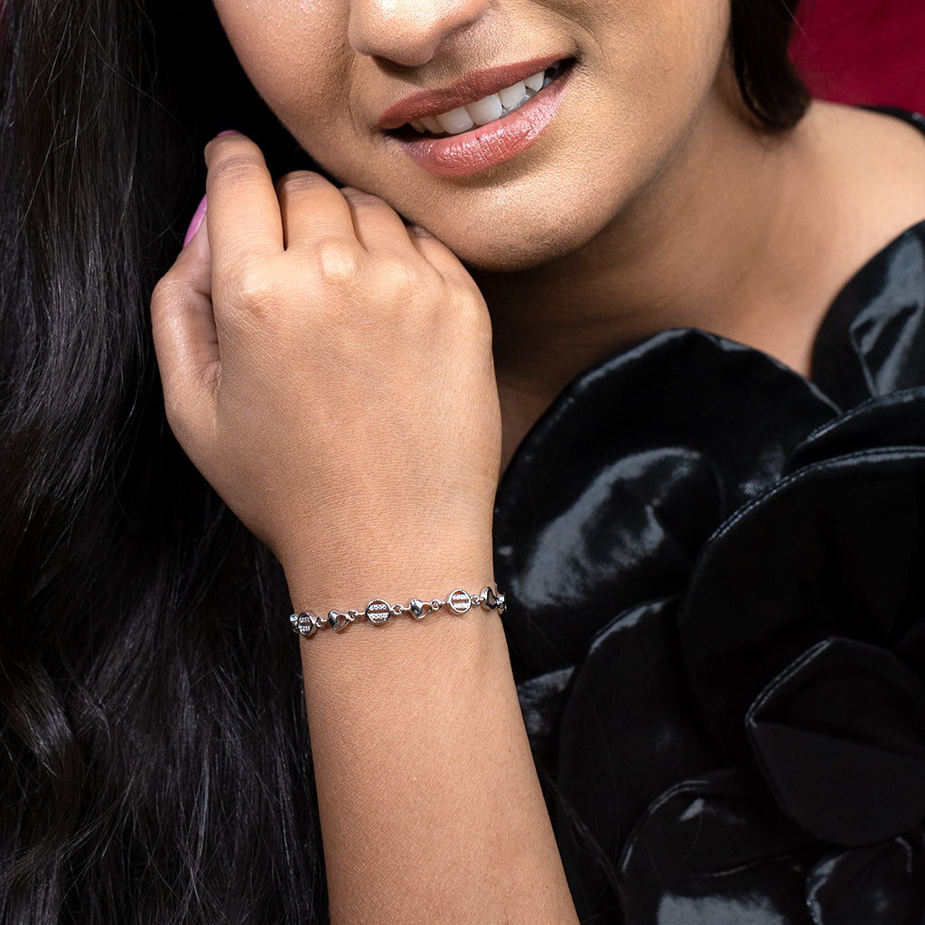 Feather Light Silver Bracelet for Daily wear