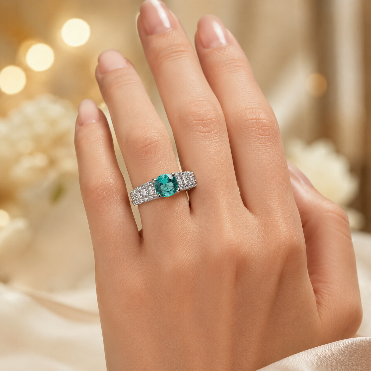 Baguette Harmony Ring