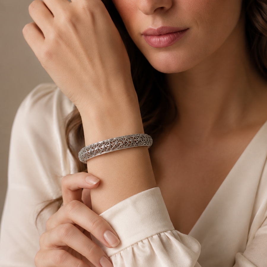 Regalia Silver Bracelet