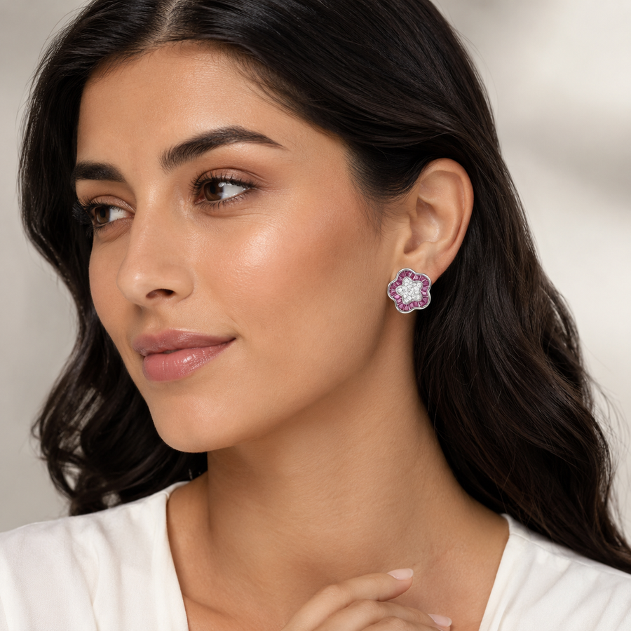 Blush Petal Earrings
