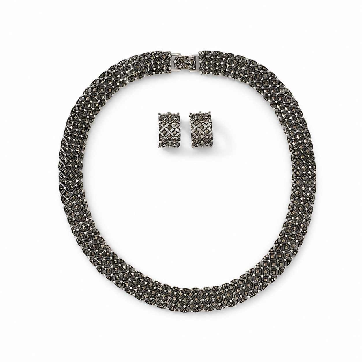 Noir Oxidised Necklace