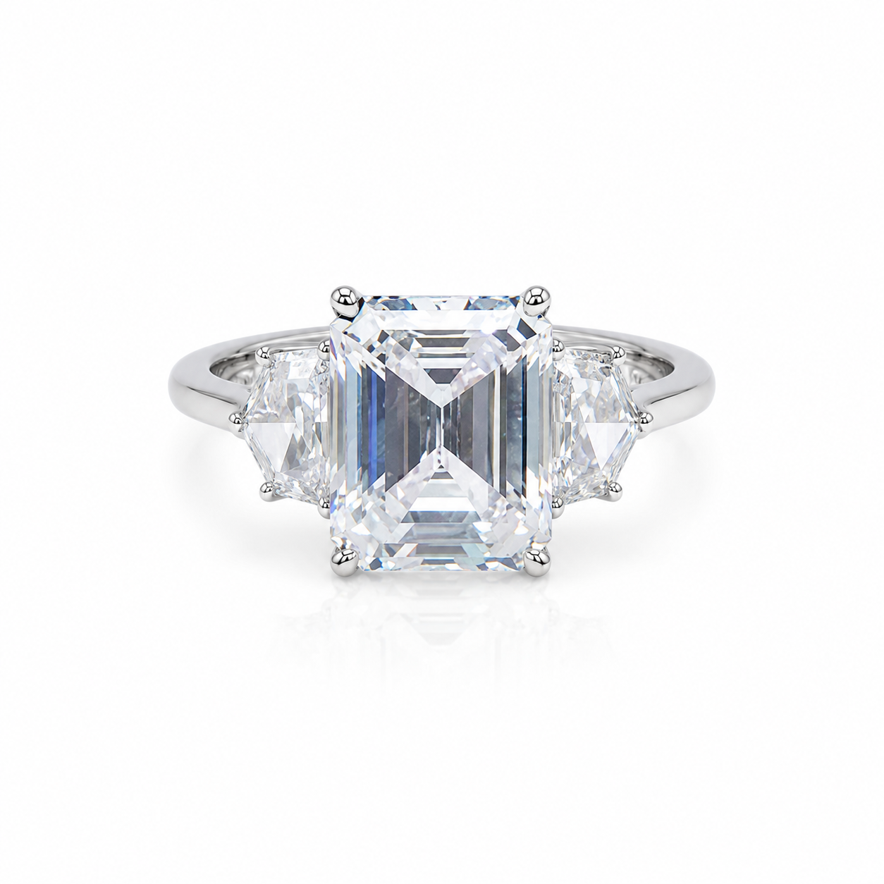 Emerald Crown Ring