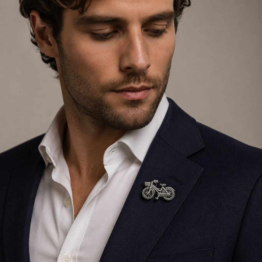 Velo Silver Brooch