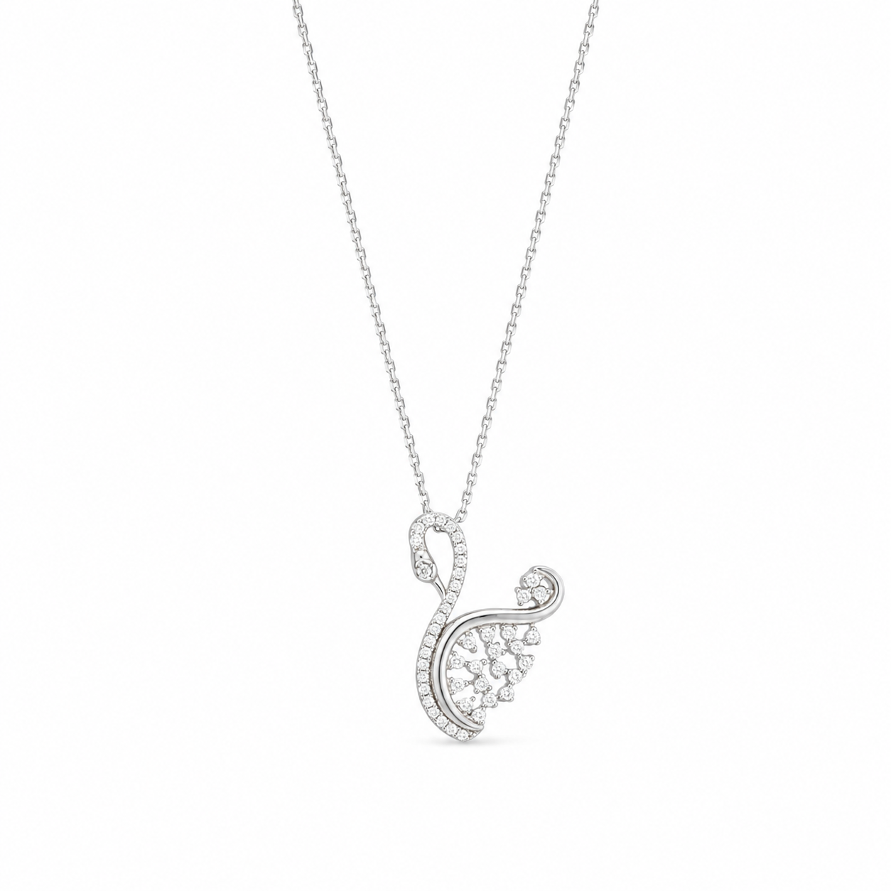 Swanelle Silver Pendant