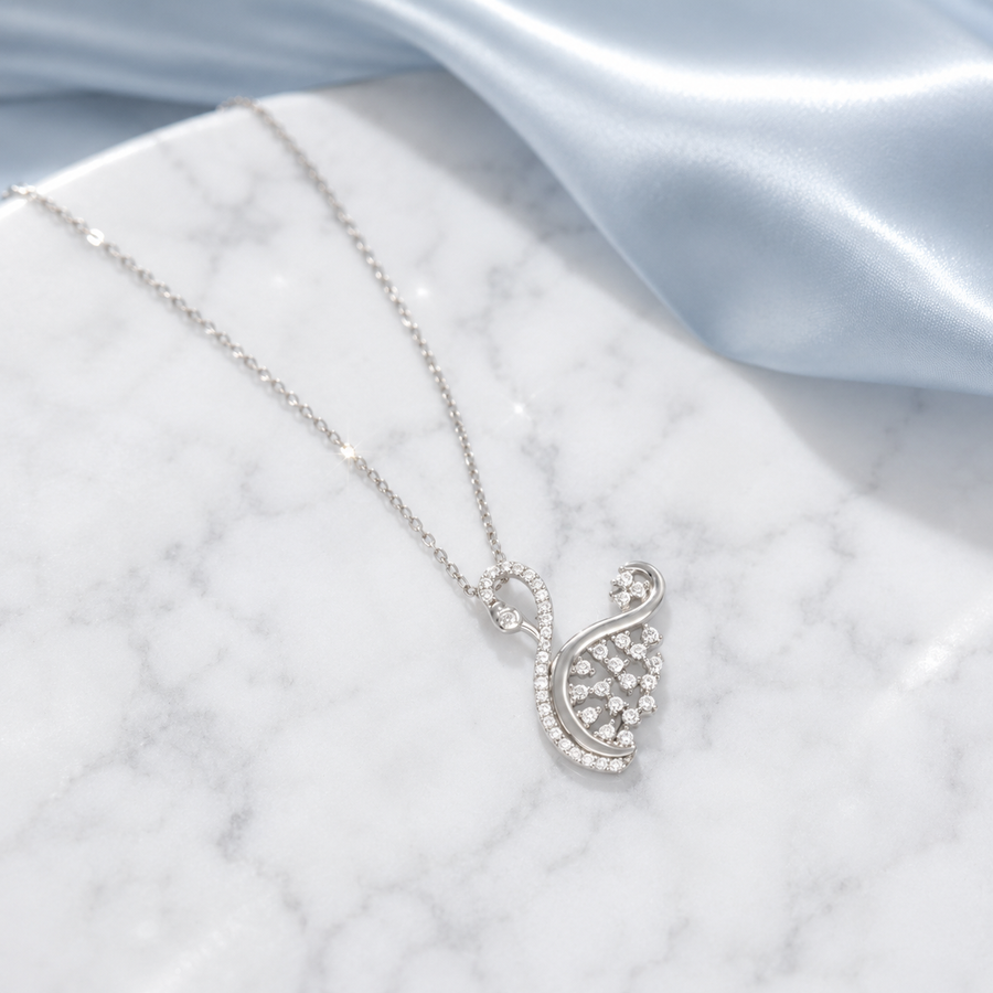 Swanelle Silver Pendant