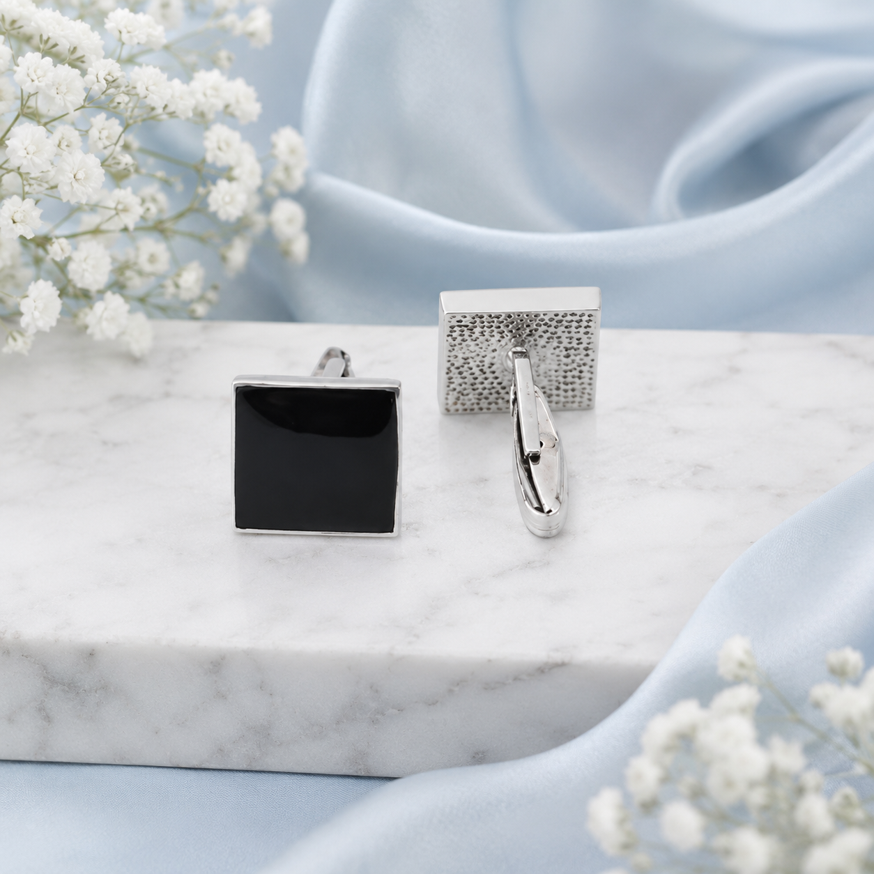 Square Enamel Cufflinks