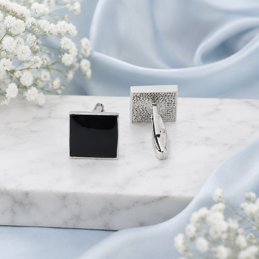 Square Enamel Cufflinks