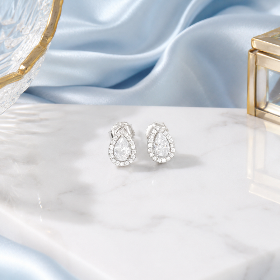 Pear Silhouette Earrings