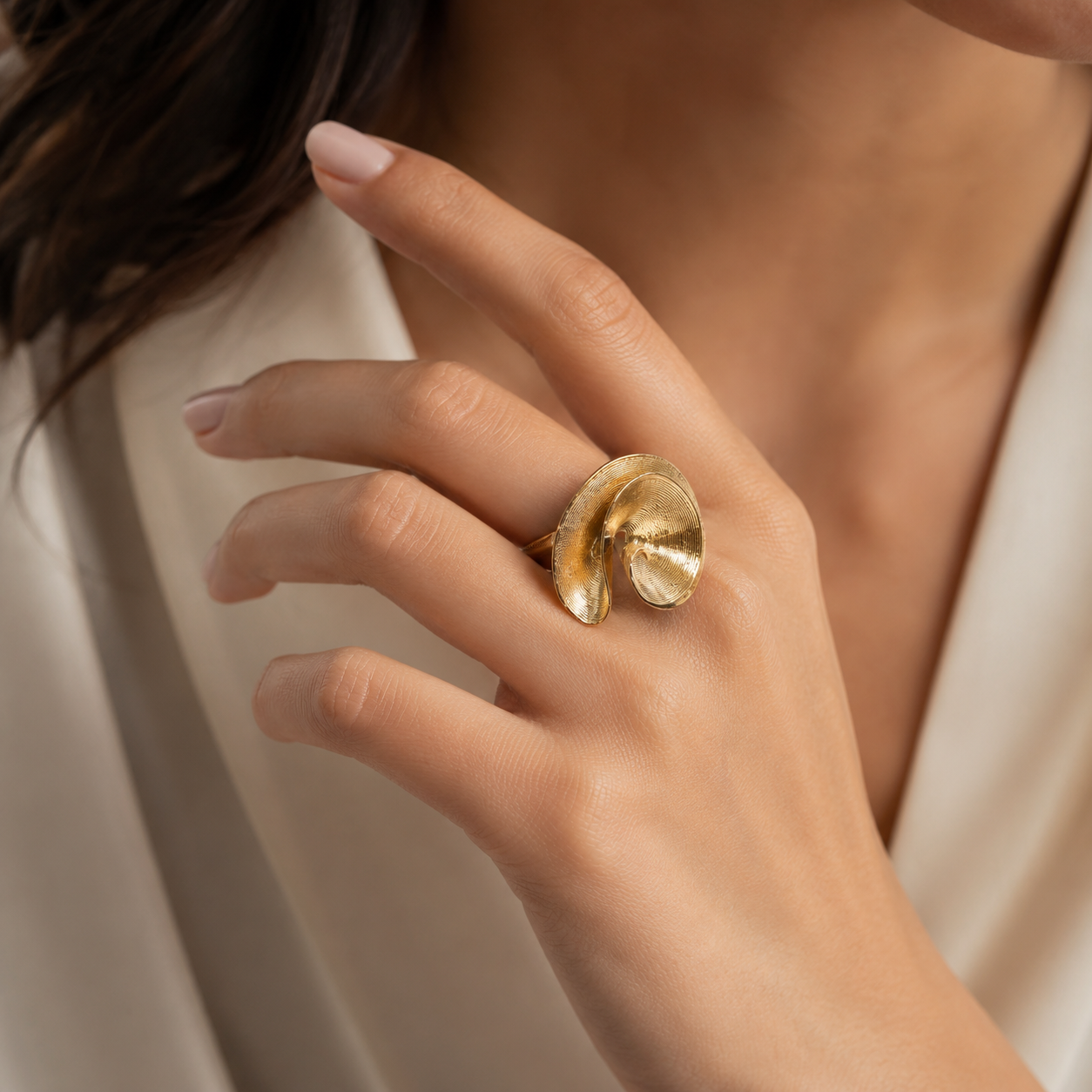 Petalia Silver Ring