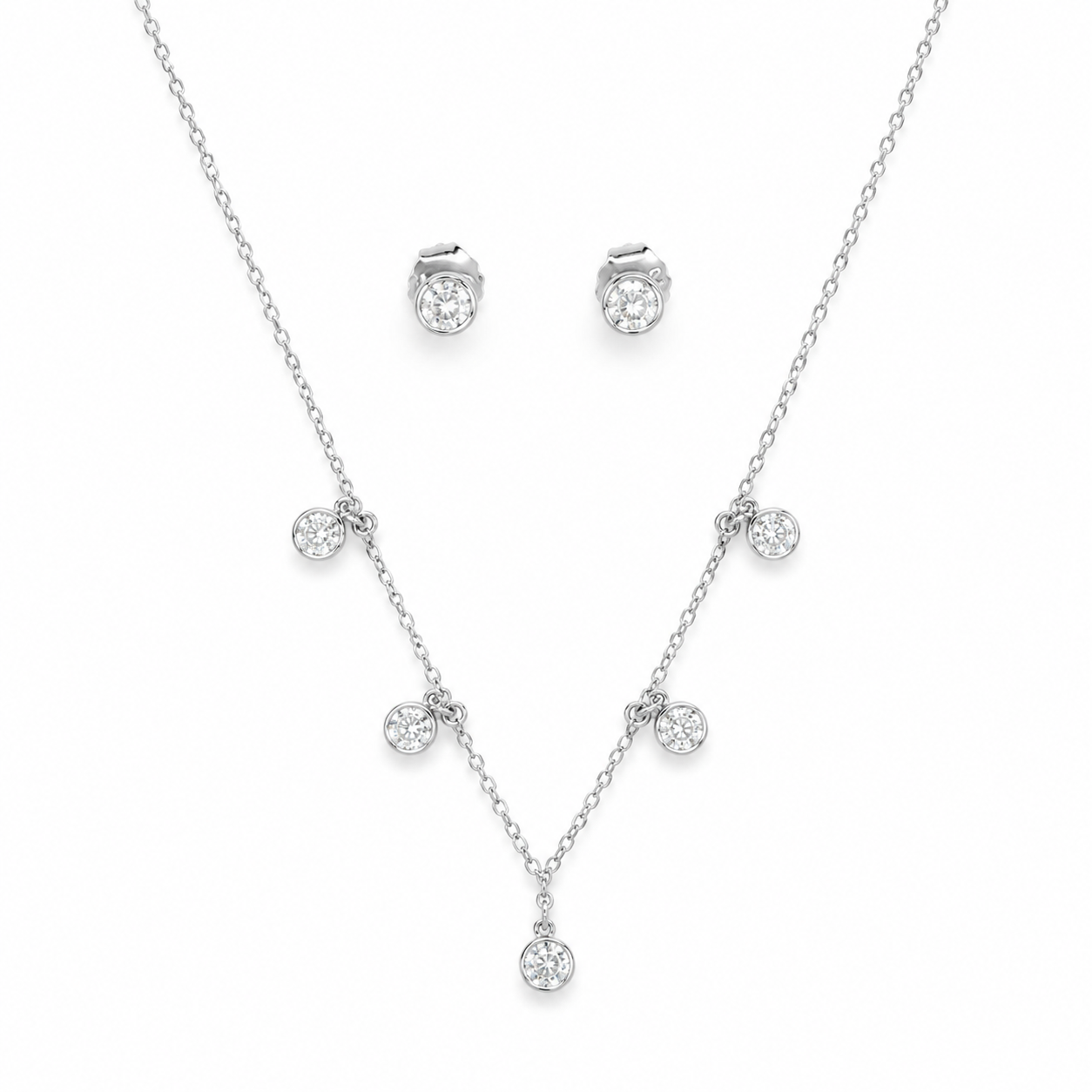 Delicate Dazzle Pendant Set