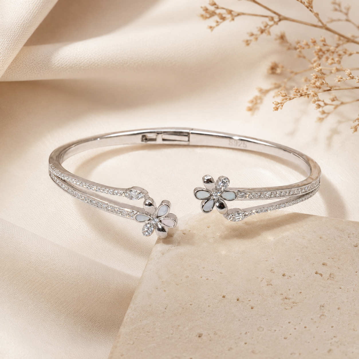 Iridesca Silver Bracelet