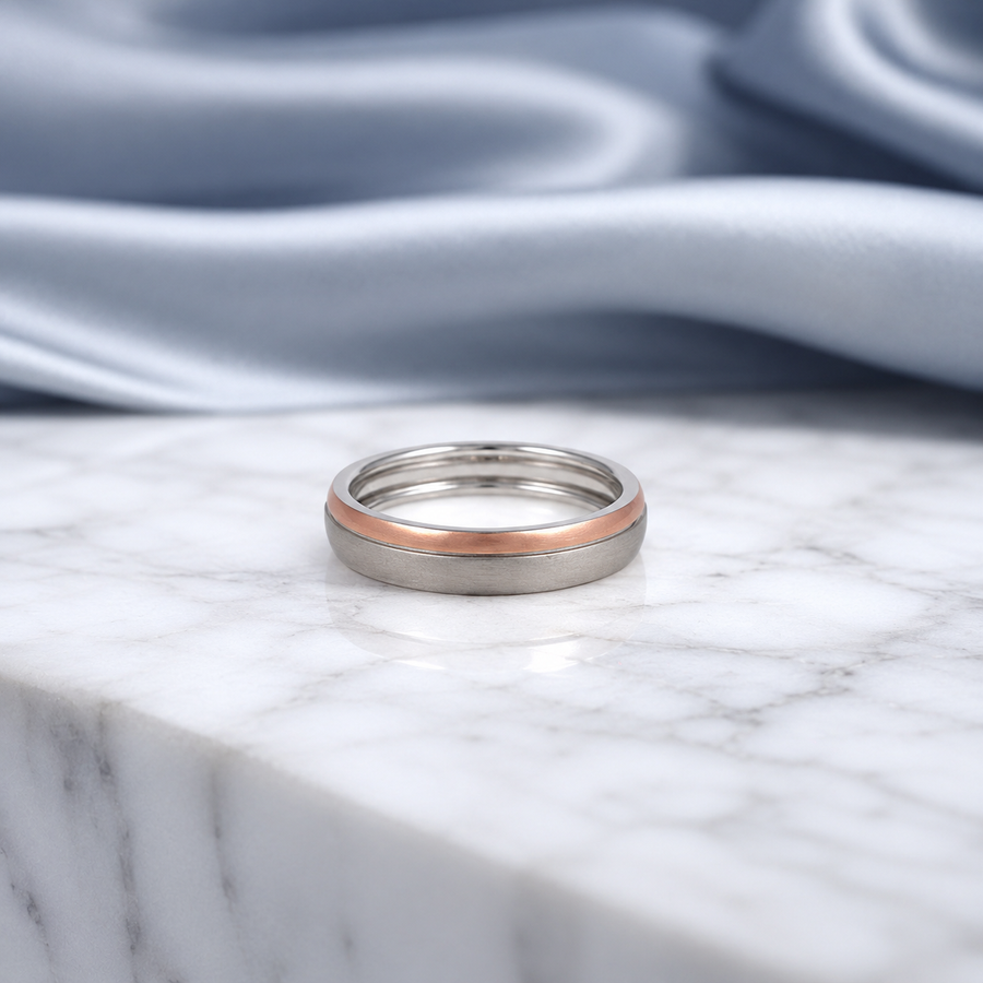 Rose Silver Band