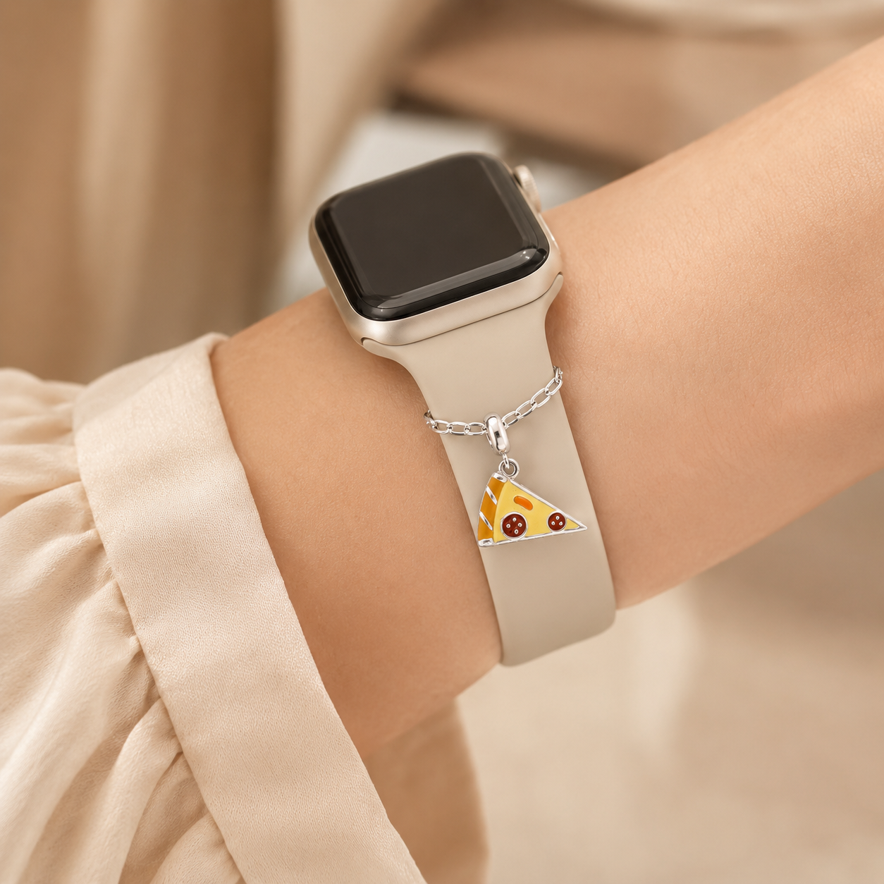 Cheesy Slice Charm