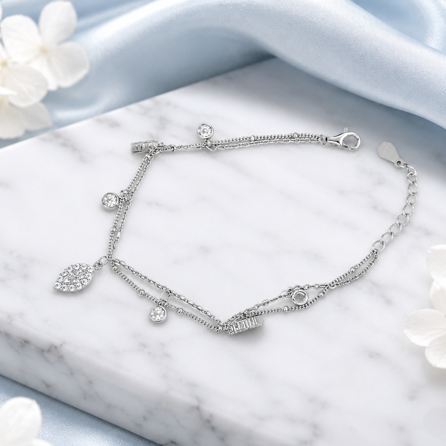 Leaflet Diamond Bracelet