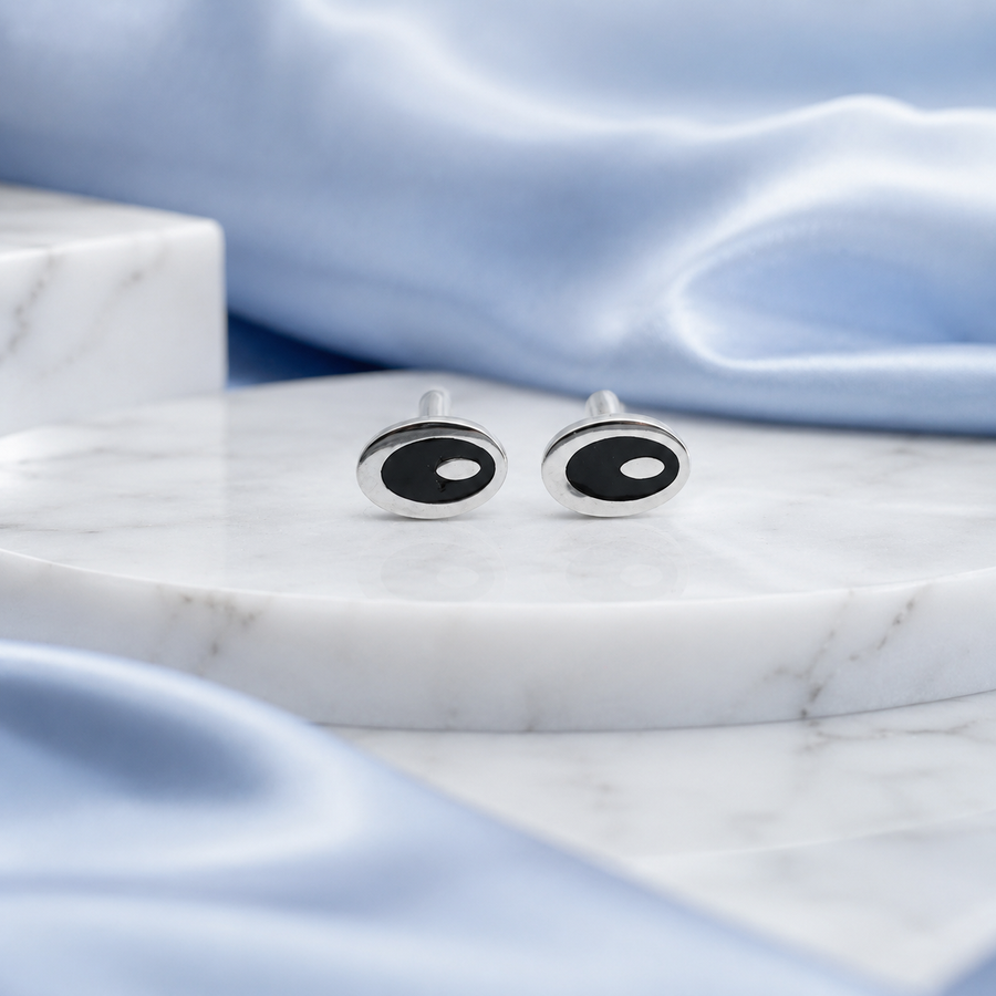 Oval Crest Cufflinks