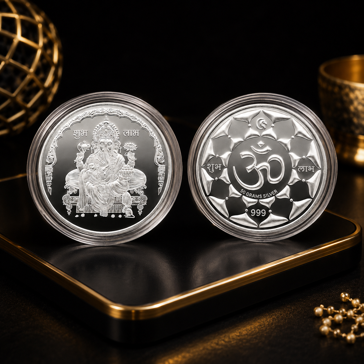Aaradhya Ganesh Om Coin