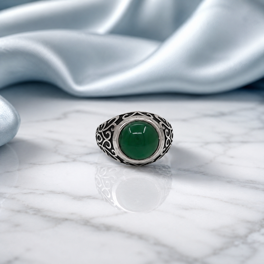 Emerald Men’s Ring
