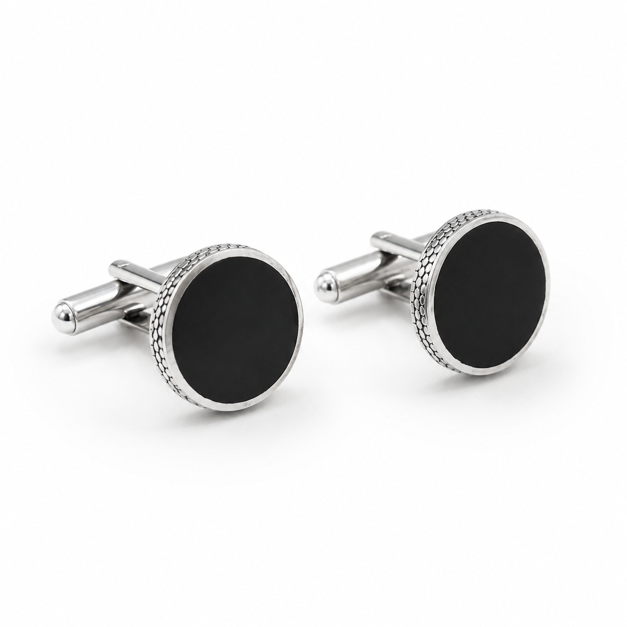 Onyx Edge Cufflinks