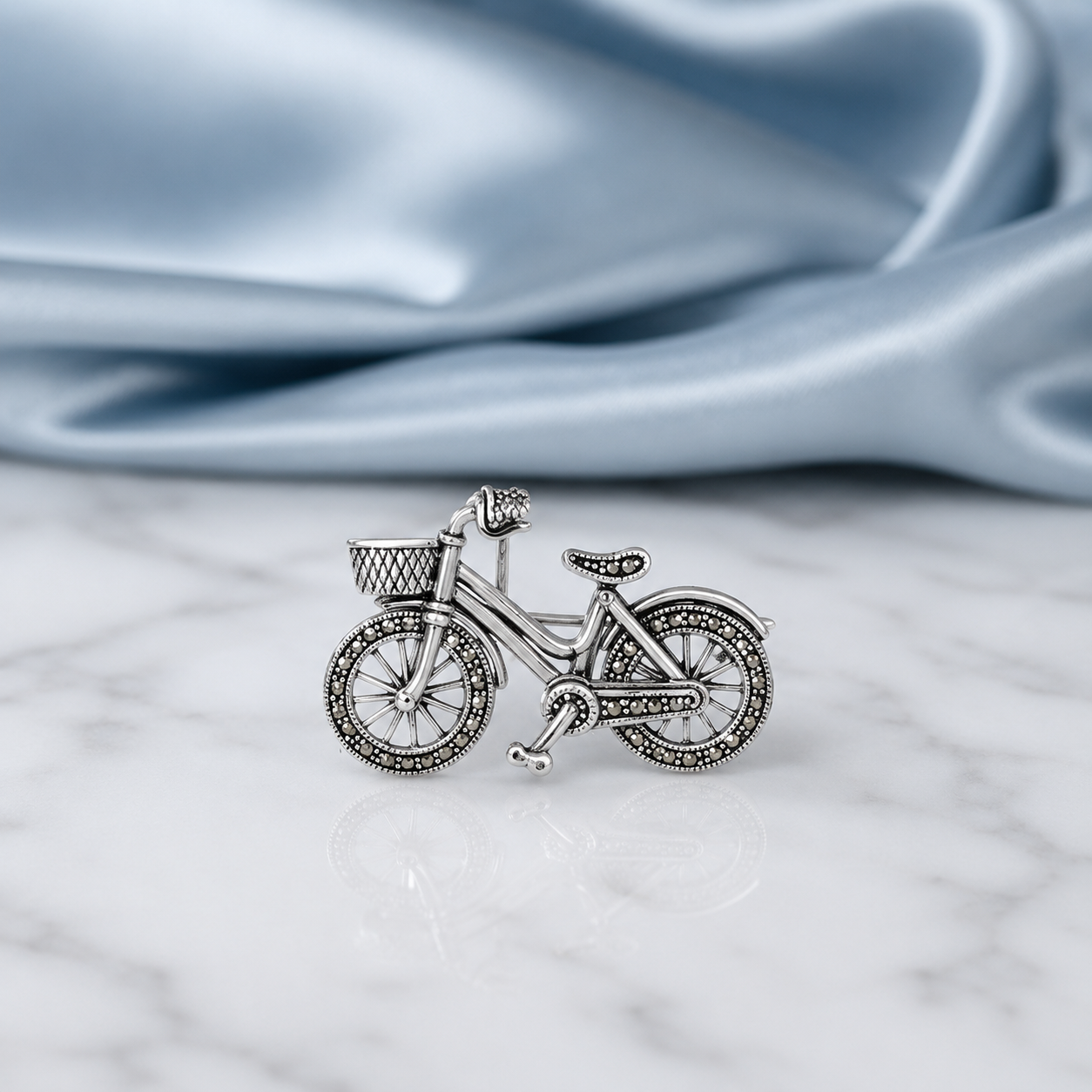 Velo Silver Brooch