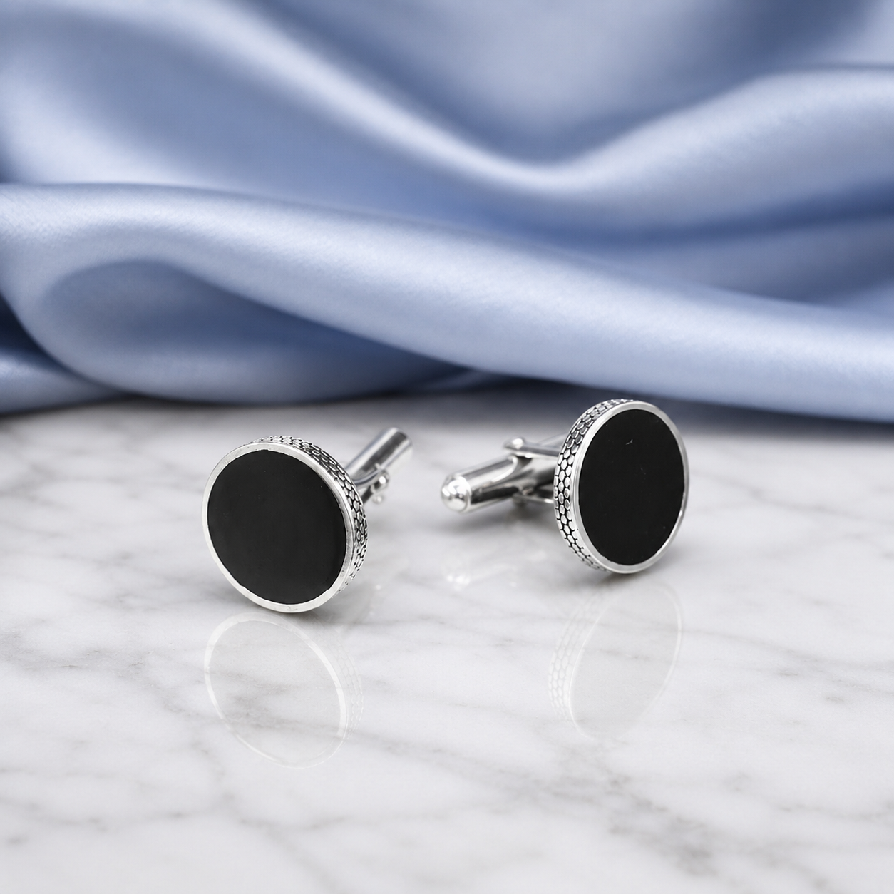 Onyx Edge Cufflinks