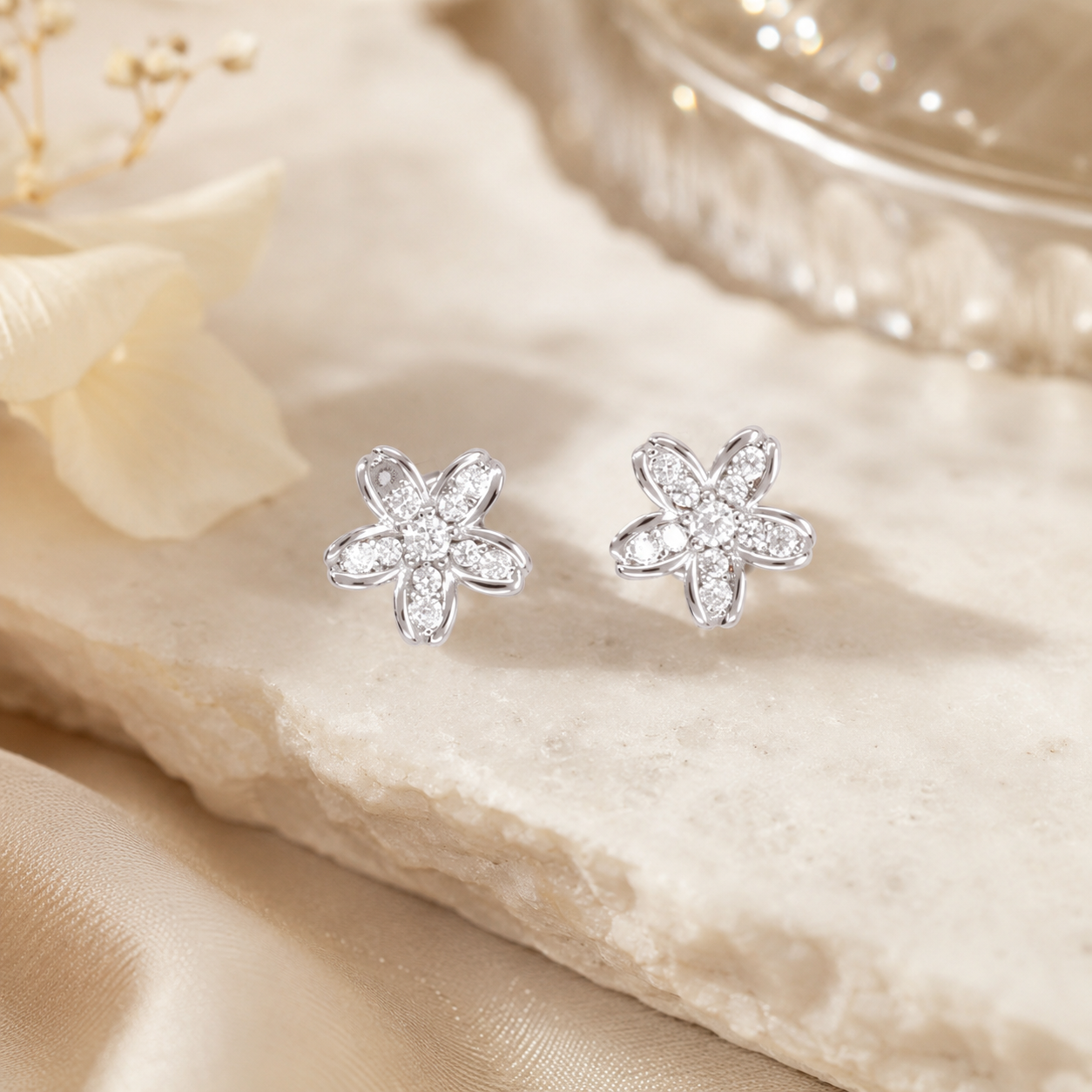 Flora Sheen Earrings