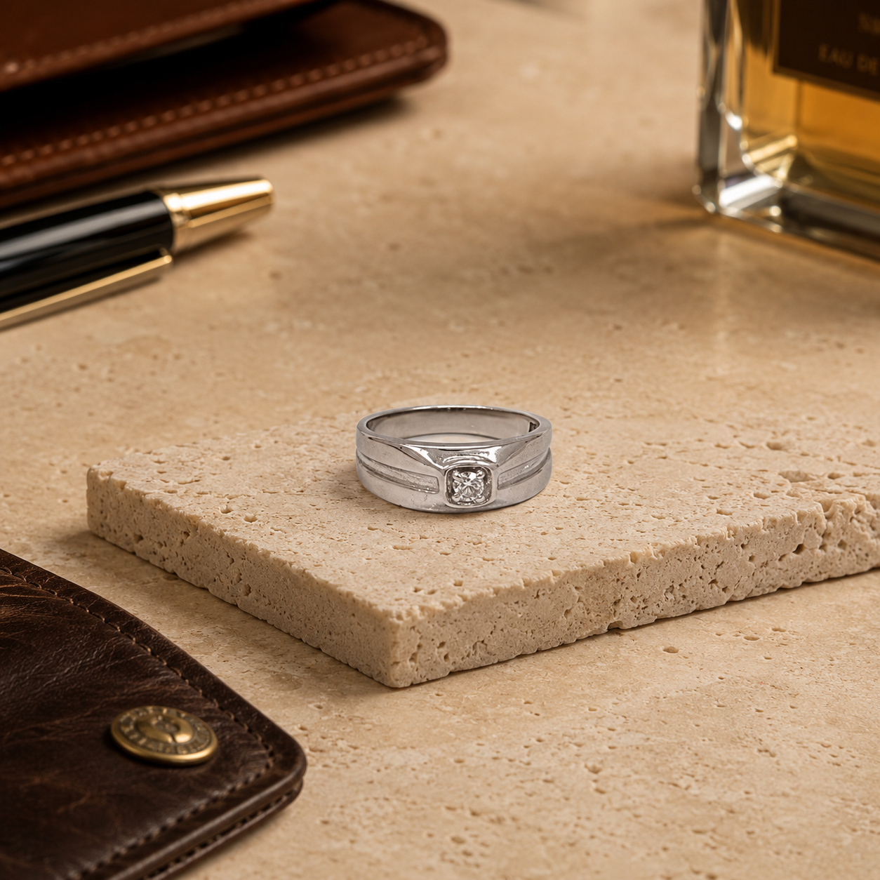 Single Diamond Band