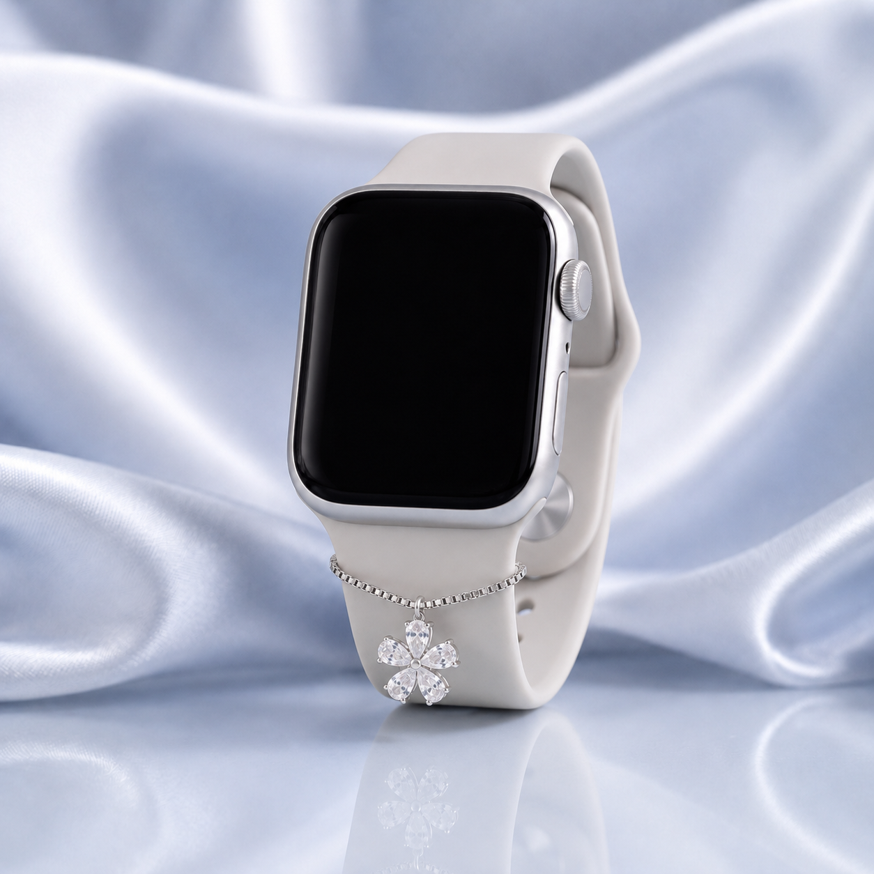 Flora Diamond Charm
