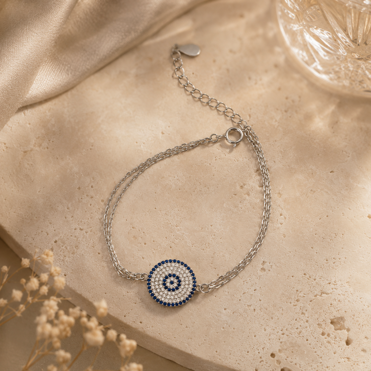 Azure Frost Bracelet