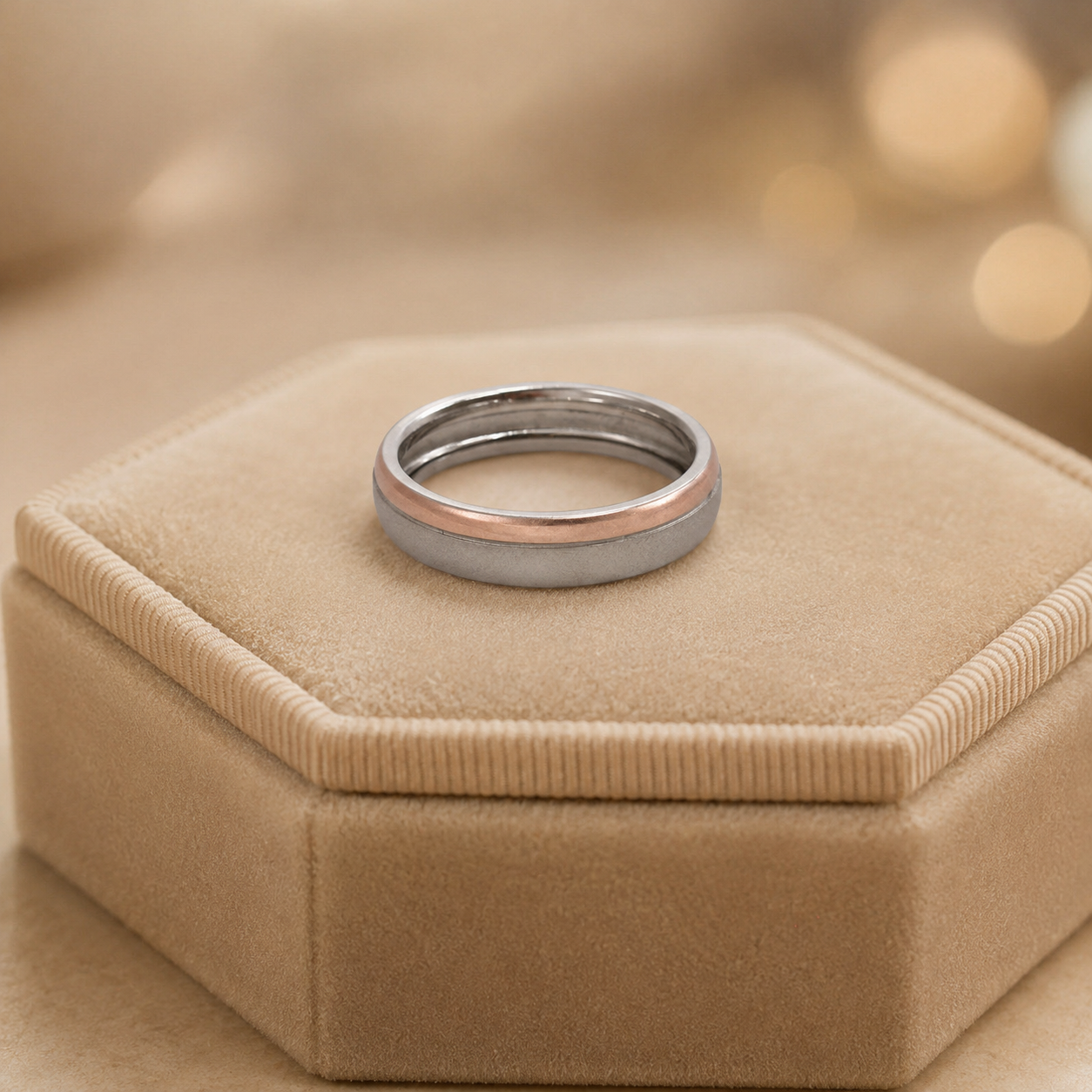Rose Silver Band