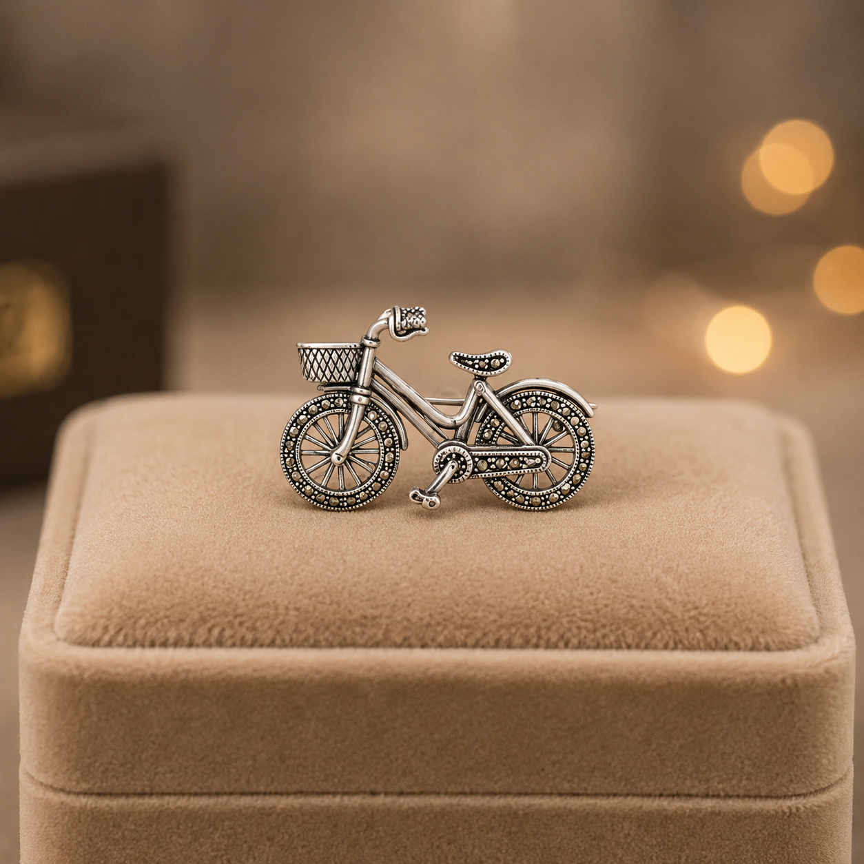 Velo Silver Brooch