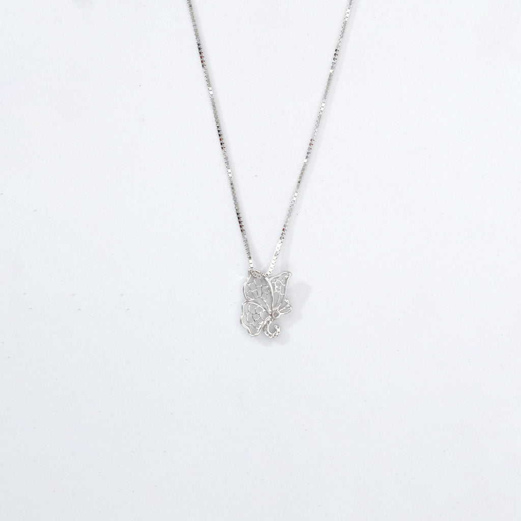 Silver Butterfly Pendant