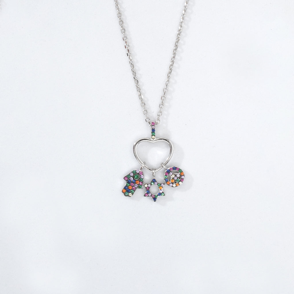 Heart Shaped Silver Pendant